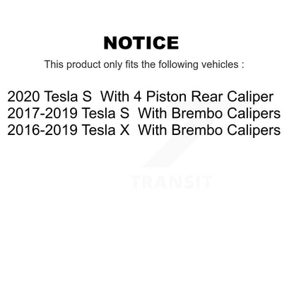 [Arrière] Disque et plaquette de frein pour Tesla X S KGF-102526