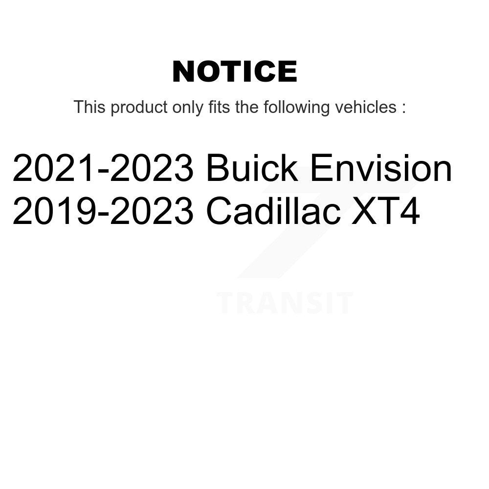 [Arrière] Disque et plaquette de frein pour Cadillac XT4 Buick Envision KGF-102658
