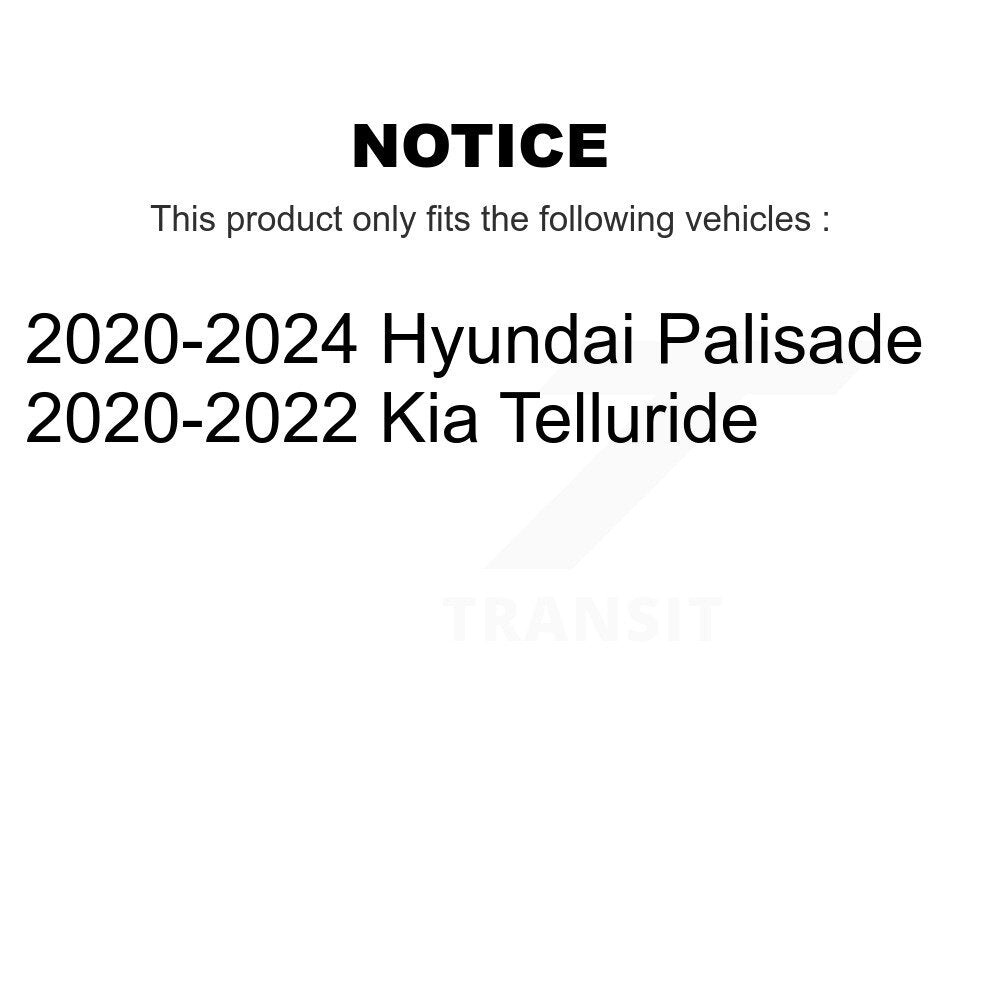 [Avant] Disque et plaquette de frein pour 2020-2024 Hyundai Palisade Kia Telluride KGF-102719