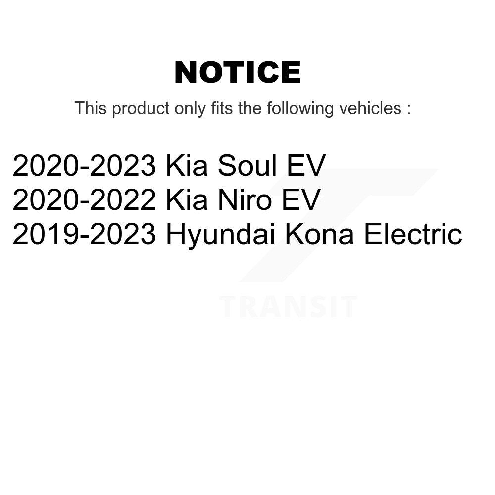 [Arrière] Disque et plaquette de frein pour Hyundai Kona Electric Kia Soul EV Niro KGF-102892