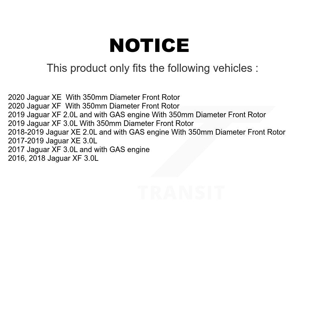 [Avant] Disque et plaquette de frein pour Jaguar XE XF KGF-102921