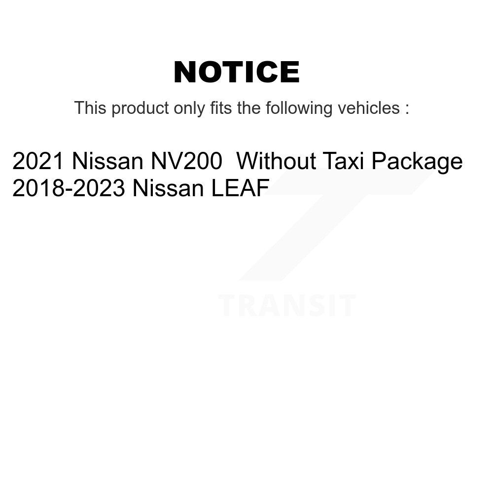[Avant] Disque et plaquette de frein pour Nissan LEAF NV200 KGF-103019