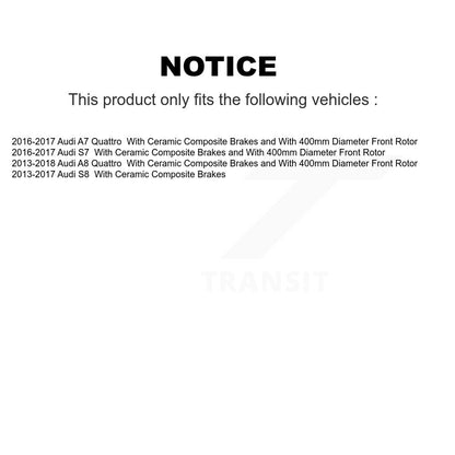 [Avant] Disque et plaquette de frein pour Audi A7 Quattro A8 S7 S8 S6 KGF-103024