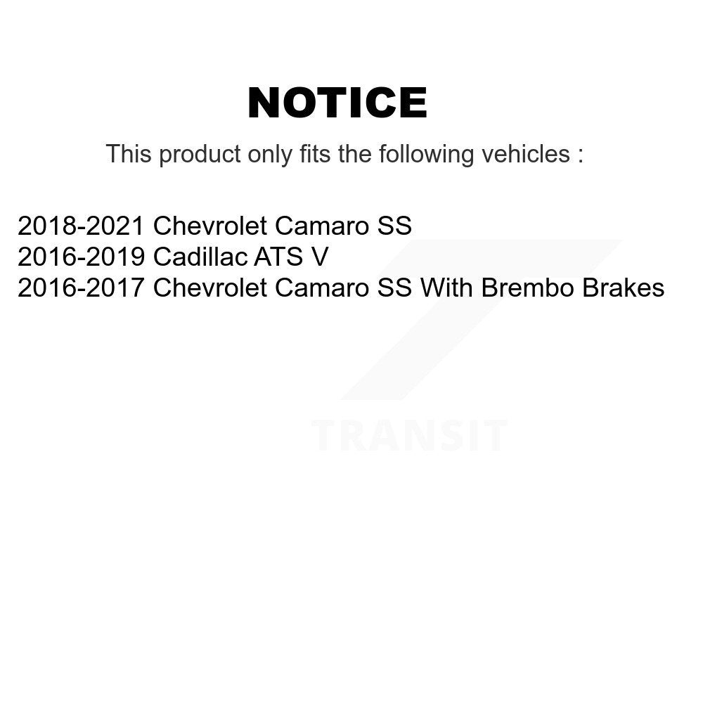 [Arrière] Disque et plaquette de frein pour Chevrolet Camaro Cadillac ATS KGF-103066