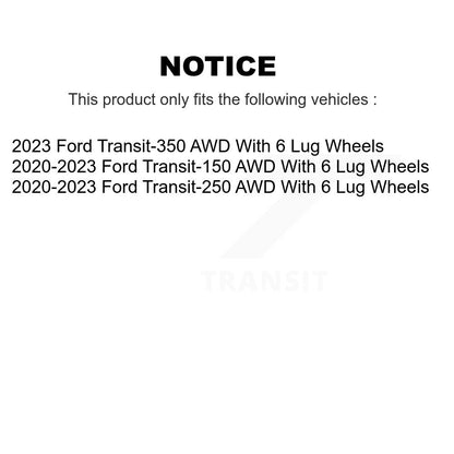 [Avant et Arrière] Disque et plaquette de frein pour Ford Transit-250 Transit-150 AWD KGF-103153