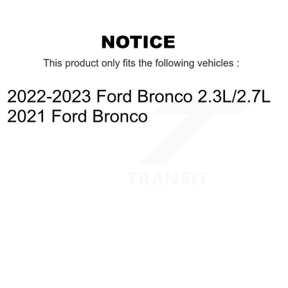 [Avant et Arrière] Disque et plaquette de frein pour Ford Bronco KGF-103159