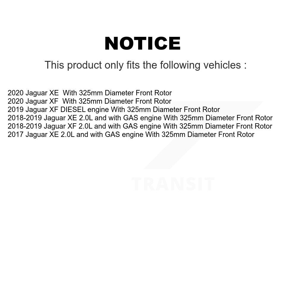 [Avant] Disque et plaquette de frein pour Jaguar XE XF KGF-103212