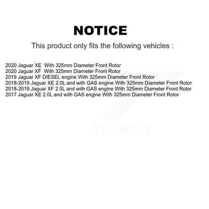 [Avant] Disque et plaquette de frein pour Jaguar XE XF KGF-103212