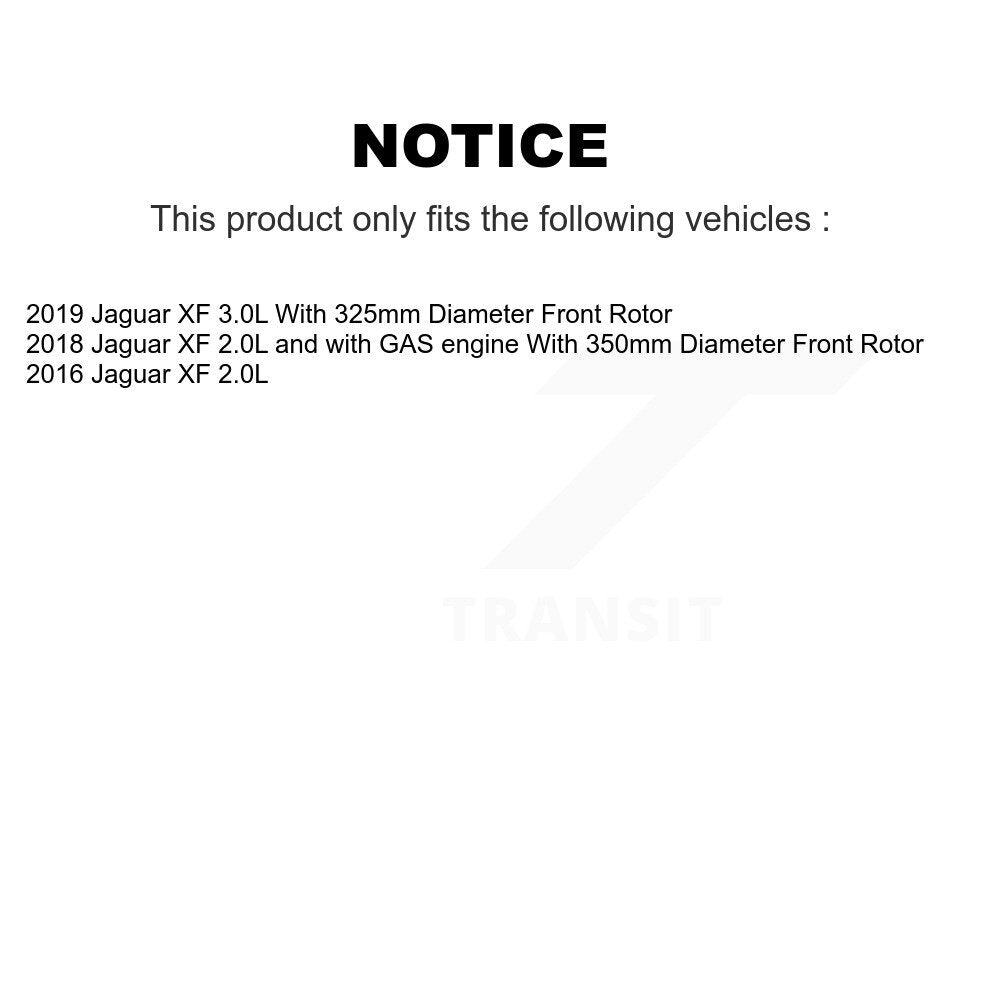 [Avant] Disque et plaquette de frein pour Jaguar XF KGF-103213