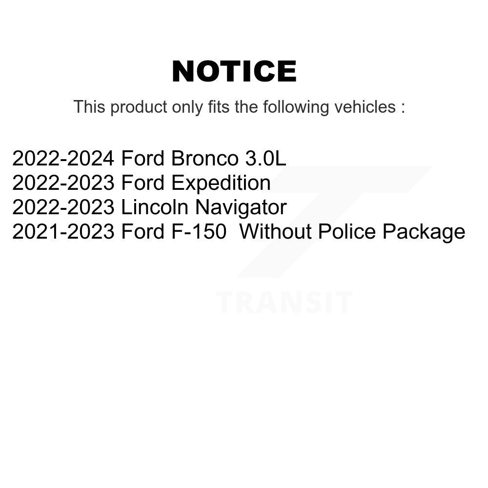 [Avant] Disque et plaquette de frein pour Ford F-150 Bronco Expedition Lincoln KGF-103237