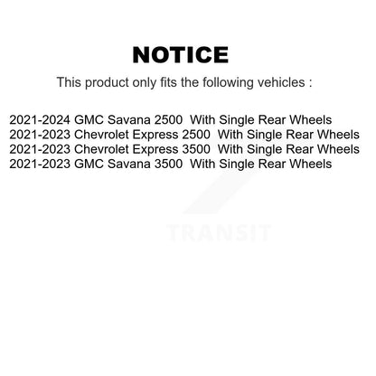 [Arrière] Disque et plaquette de frein pour GMC Chevrolet Savana KGF-103481