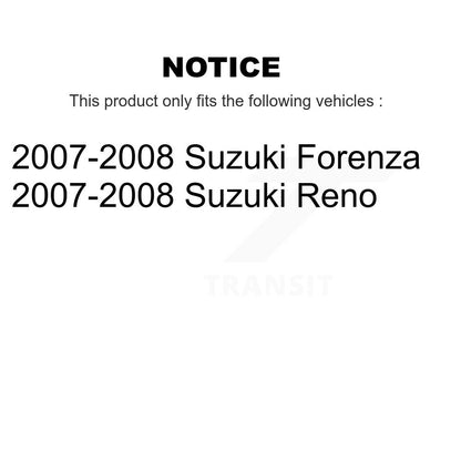 [Arrière] Disque et plaquette de frein pour Suzuki Forenza Reno KGF-103488