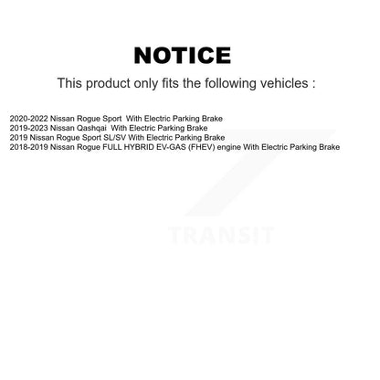 [Arrière] Disque et plaquette de frein pour Nissan Rogue Sport KGF-103607