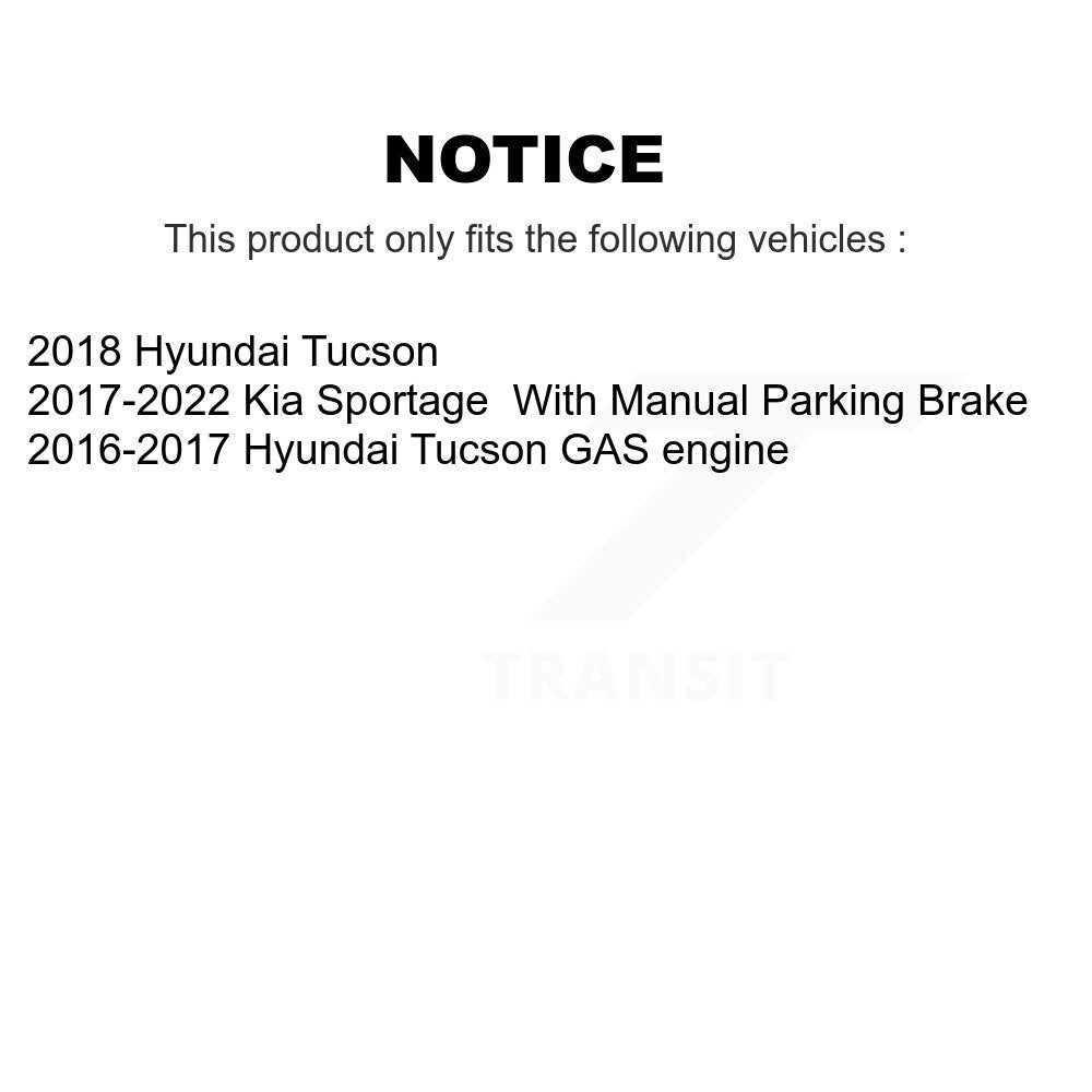 [Arrière] Disque et plaquette de frein pour Hyundai Tucson KGF-103720