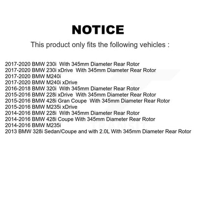 [Arrière] Disque et plaquette de frein pour BMW 230i xDrive KGF-103757