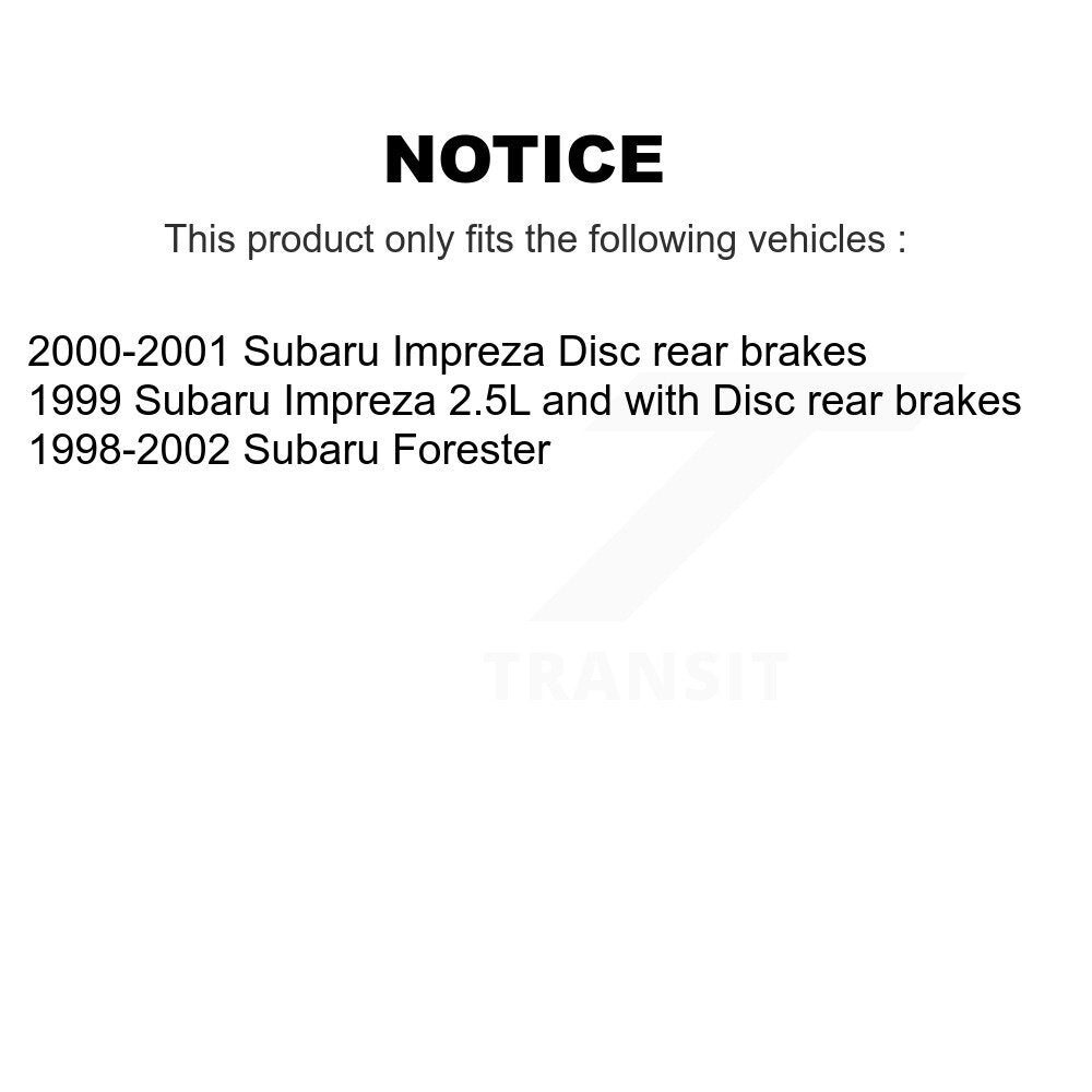 [Avant + Arrière] Kit de disque (revêtu) et plaquette (semi-métallique) de frein pour Subaru Forester Impreza KGS-100749