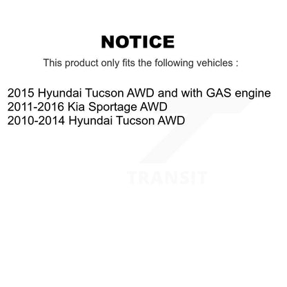 [Avant + Arrière] Kit de disque (revêtu) et plaquette (semi-métallique) de frein pour Hyundai Tucson Kia Sportage KGS-100928