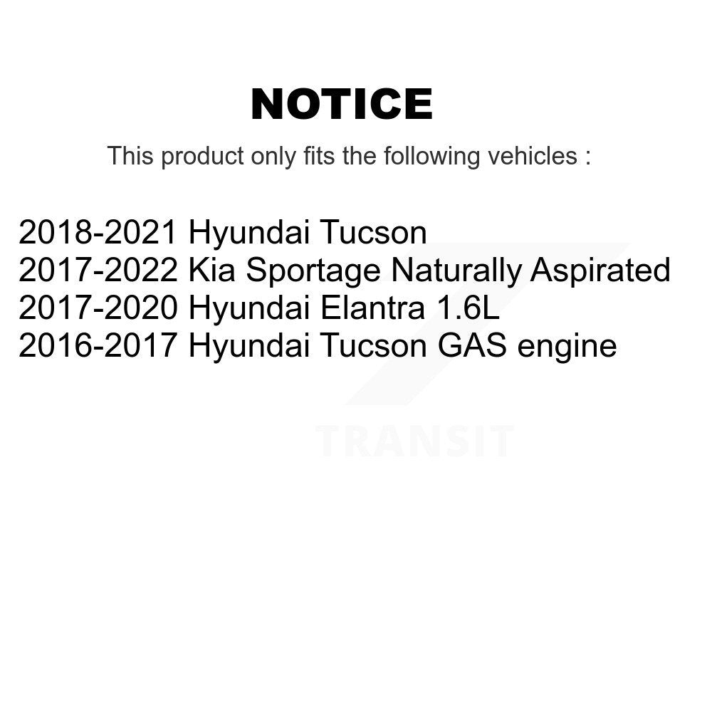 [Avant] Kit de disque (revêtu) et plaquette (semi-métallique) de frein pour Hyundai Elantra Tucson Kia Sportage KGS-101770