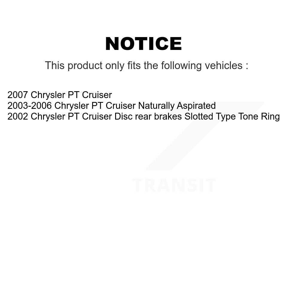 [Arrière] Kit d'ensemble de bras de suspension et joint à rotule pour Chrysler PT Cruiser KM-100270