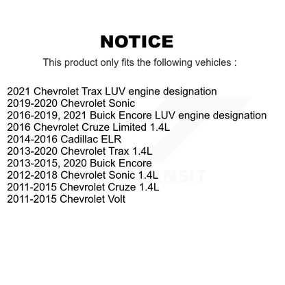 Bobine allumage pour Chevrolet Cruze Buick Encore Trax Sonic Limited Volt Cadillac KMP-100215