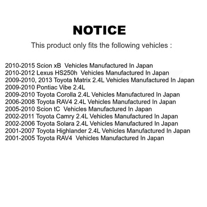Bobine allumage pour Toyota Camry Corolla Matrix RAV4 Pontiac Vibe Highlander Scion KMP-100371