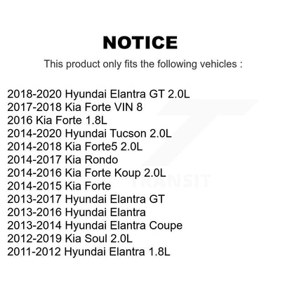 Bobine allumage pour Hyundai Elantra Tucson Kia Soul GT Forte Rondo Forte5 Coupe KMP-100378