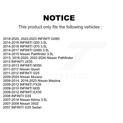 Bobine allumage pour Nissan Murano Altima Pathfinder INFINITI QX60 Maxima Q50 EX35 KMP-100406