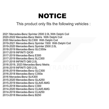 Bobine allumage pour Mercedes-Benz C300 GLC300 GLA250 CLA250 B250 INFINITI Sprinter KMP-100408