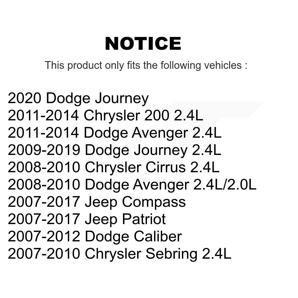Bobine allumage pour Dodge Journey Jeep Patriot Chrysler Compass 200 Caliber Cirrus KMP-100467