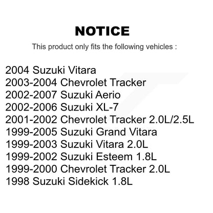 Bobine allumage pour Suzuki Chevrolet Tracker Grand Vitara Aerio XL-7 Sidekick KMP-100540