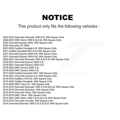 Bobine allumage pour Chevrolet GMC Silverado 1500 Sierra Cadillac Tahoe Camaro 2500 KMP-100587