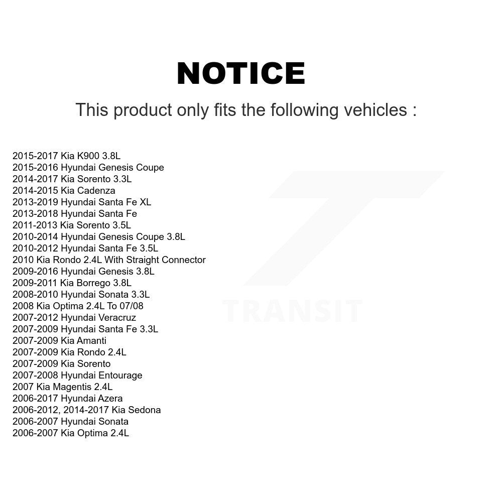 Bobine allumage pour Hyundai Kia Santa Fe Sorento Sonata Sedona Rondo Genesis Coupe KMP-100608