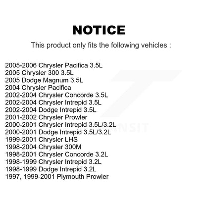 Bobine allumage pour Chrysler 300 Dodge Intrepid Pacifica Magnum 300M Concorde LHS KMP-100624