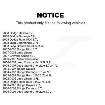 Bobine allumage pour Dodge Ram 1500 Jeep Dakota Liberty Grand Cherokee Nitro Aspen KMP-100939