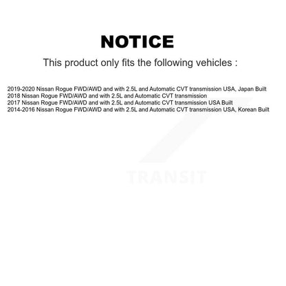[Avant Gauche] Arbre de transmission CV pour Nissan Rogue KN7-100014