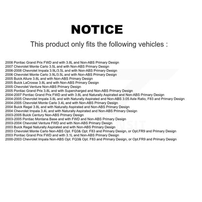 [Avant Gauche] Arbre de transmission CV pour Chevrolet Impala Pontiac Grand Prix Buick Monte KN7-100061