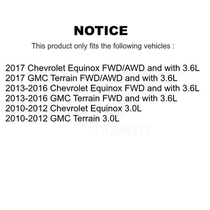 [Avant Gauche] Arbre de transmission CV pour Chevrolet Equinox GMC Terrain KN7-100093