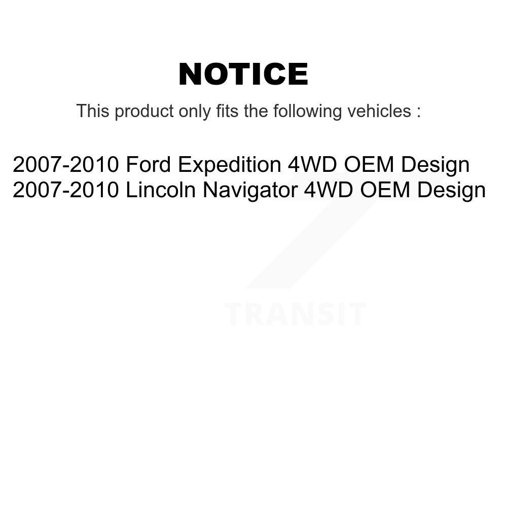 [Avant Gauche] Arbre de transmission CV pour 2007-2010 Ford Expedition Lincoln Navigator 4WD KN7-100110