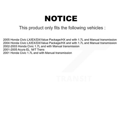 [Avant Gauche] Arbre de transmission CV pour Honda Civic Acura EL KN7-100149