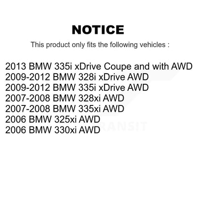 [Avant Gauche] Arbre de transmission CV pour BMW 328i xDrive 335i 328xi 335xi 325xi 330xi KN7-100151