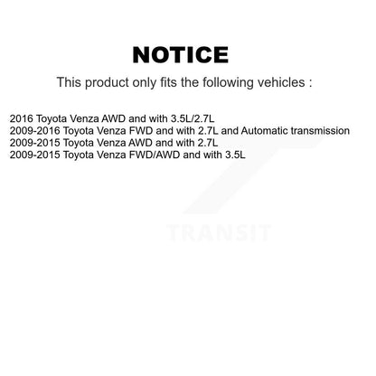 [Avant Gauche] Arbre de transmission CV pour Toyota Venza KN7-100160