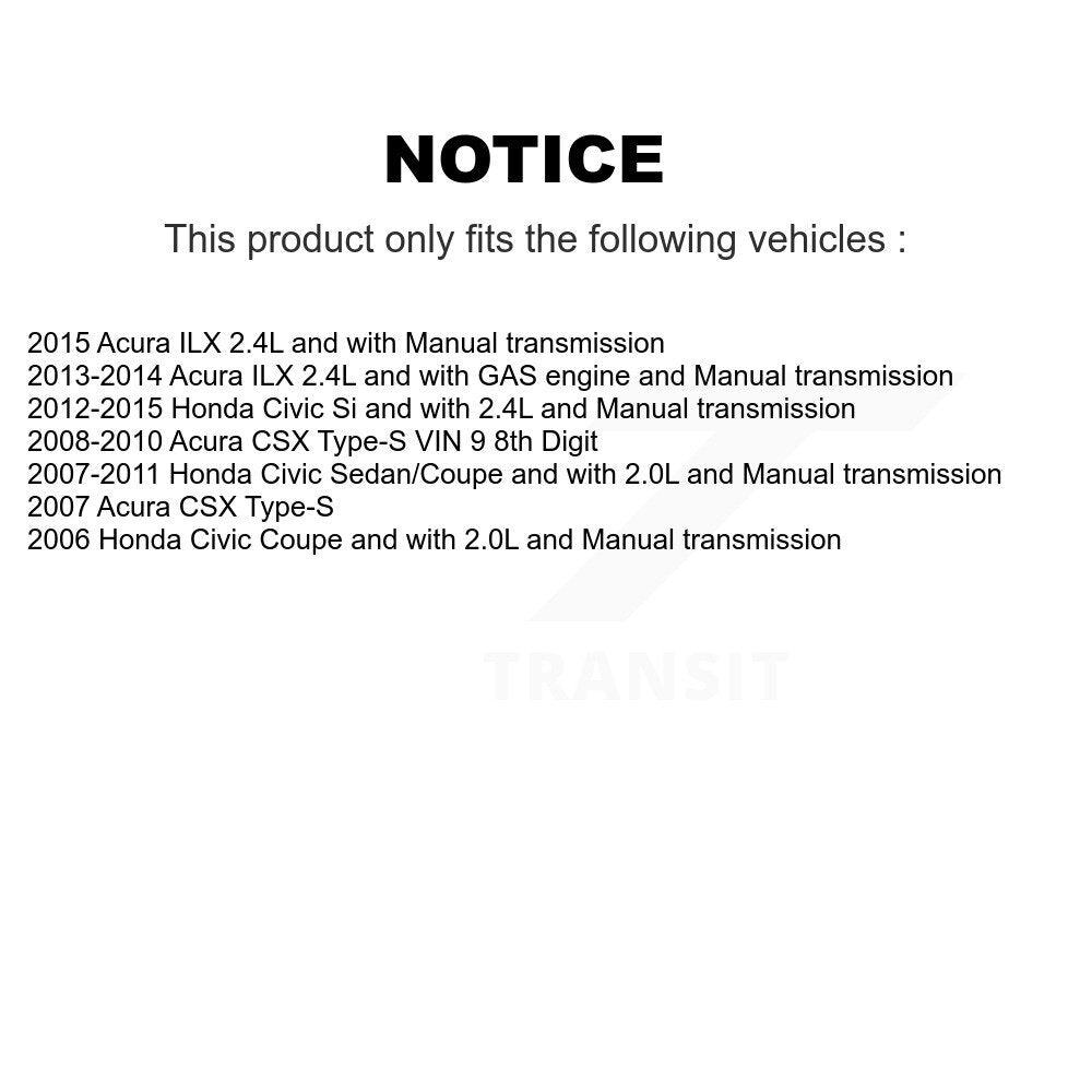 [Avant Gauche] Arbre de transmission CV pour Honda Civic Accord Acura CSX ILX KN7-100181