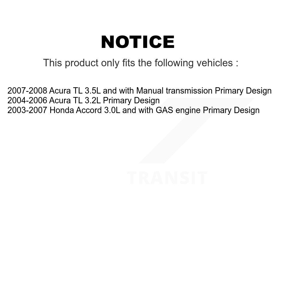 [Avant Gauche] Arbre de transmission CV pour Honda Accord Acura TL Primary Design KN7-100186