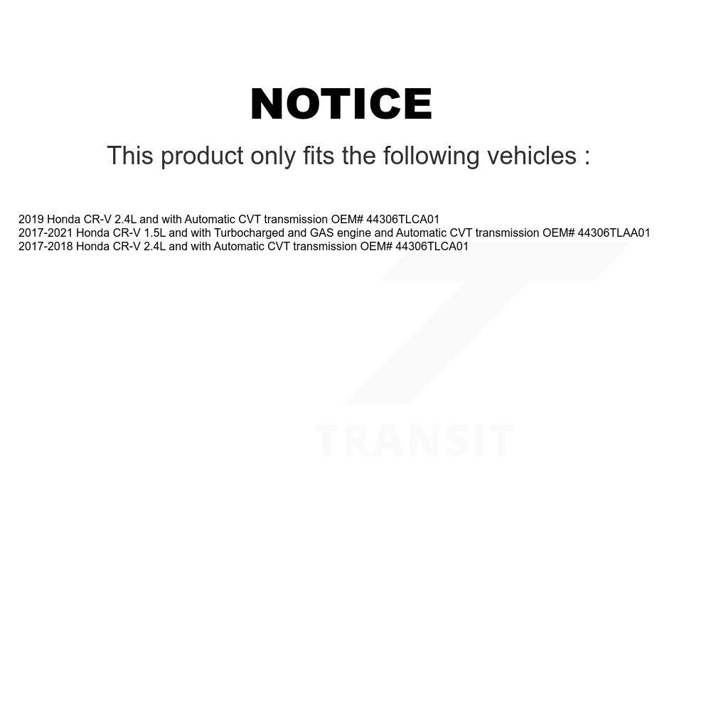 [Avant Gauche] Arbre de transmission CV pour Honda CR-V KN7-100212