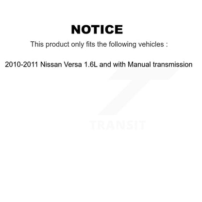 [Avant Gauche] Arbre de transmission CV pour 2010-2011 Nissan Versa 1.6L with Manual transmission KN7-100227