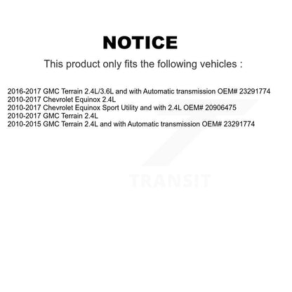[Avant Droite] Arbre de transmission CV pour Chevrolet Equinox GMC Terrain KN7-100237