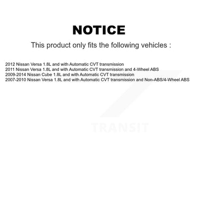 [Avant Droite] Arbre de transmission CV pour Nissan Versa Cube KN7-100249