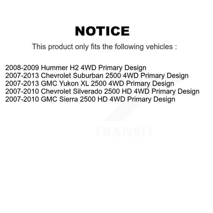 [Avant Droite] Arbre de transmission CV pour Chevrolet GMC Sierra 2500 HD Silverado Suburban KN7-100253