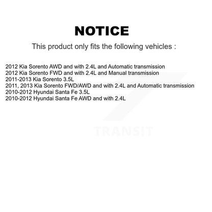 [Avant Droite] Arbre de transmission CV pour Hyundai Santa Fe Kia Sorento KN7-100282