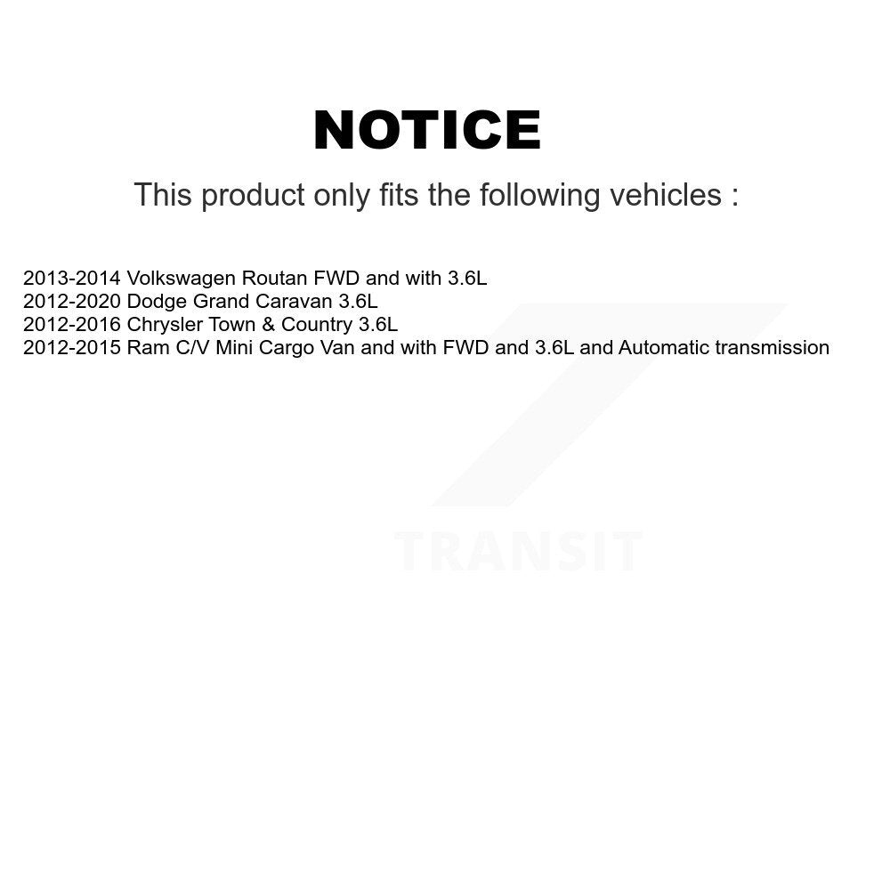 [Avant Droite] Arbre de transmission CV pour Dodge Grand Caravan Chrysler Town & Country Ram KN7-100287